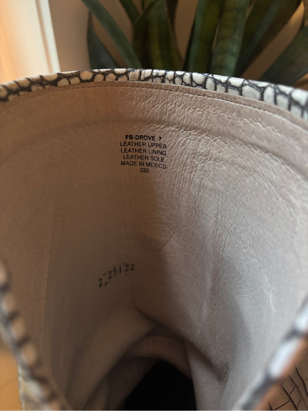 Freebird by Steven White Croc-Embossed Western Mid-Calf Boots - Picture 3 of 8